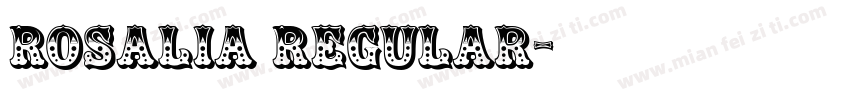 Rosalia Regular字体转换